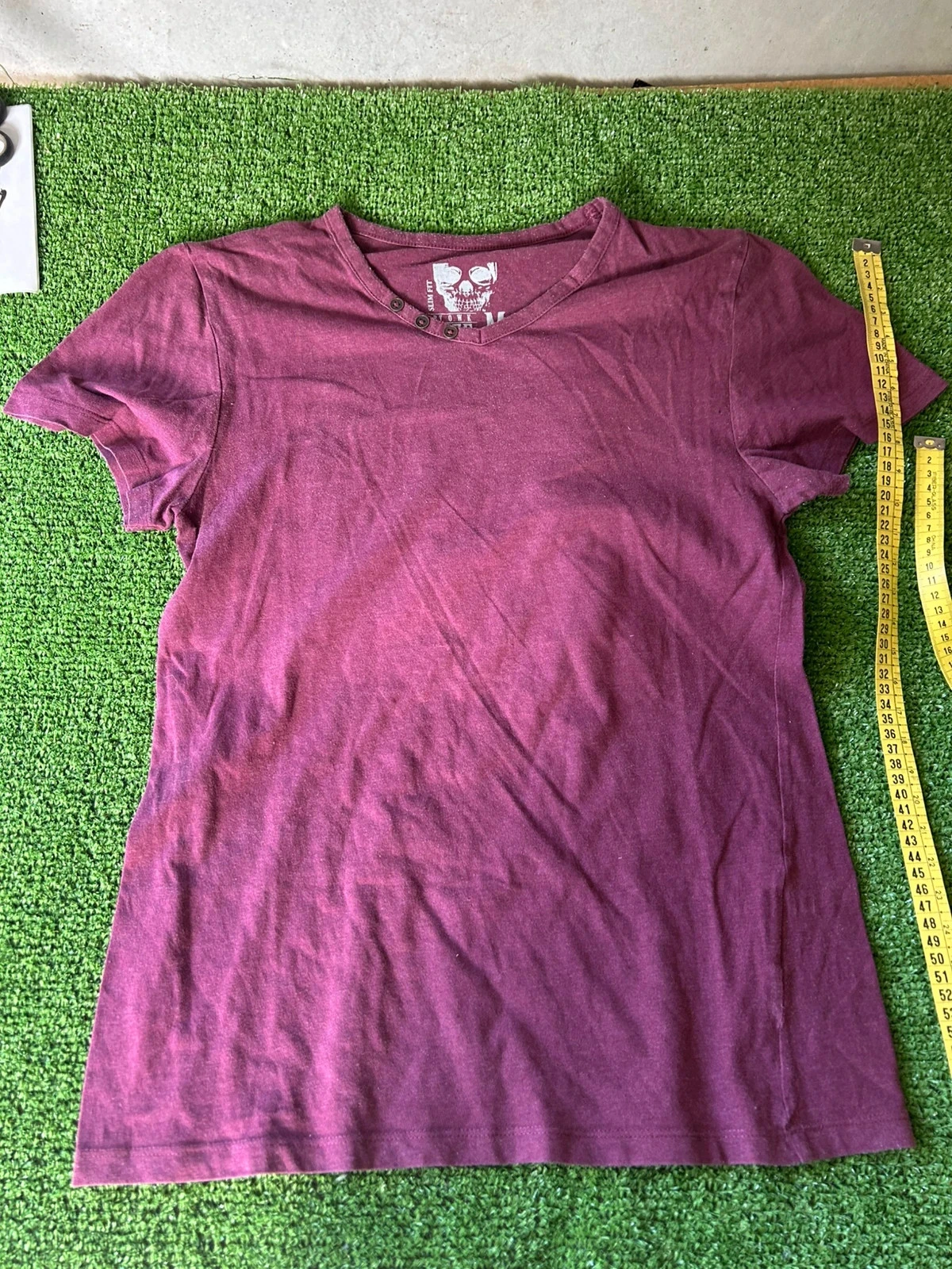OWK Collection burgundy red t-shirt – photo 2